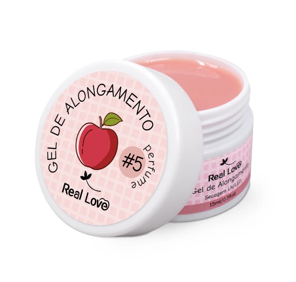 GEL CONSTRUTOR AROMATIZADO COR 5 15ML REAL LOVE