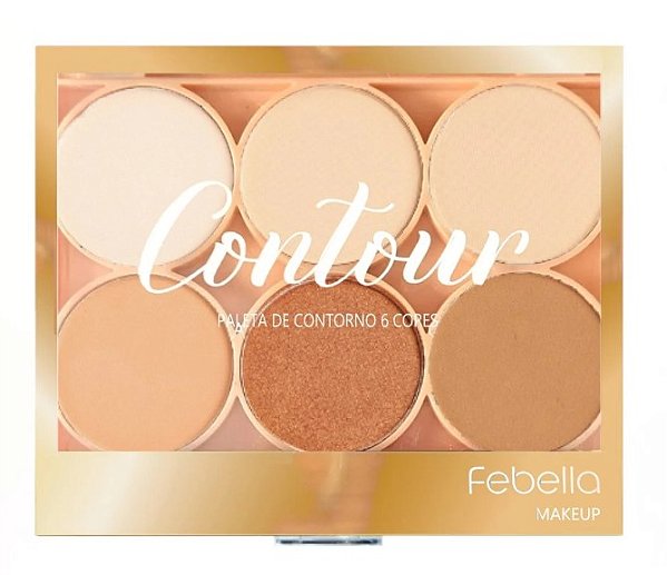 PALETA DE CONTORNO 06 CORES FEBELLA