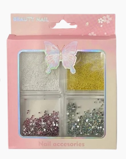 KIT DECORACAÇAO CAVIAR COM STRASS REAL LOVE
