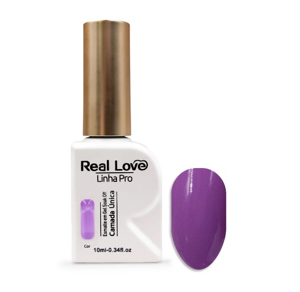 ESMALTE EM GEL LINHA PRO 10ML CAMADA UNICA COR 29 REAL LOVE
