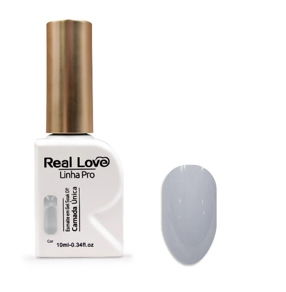 ESMALTE EM GEL LINHA PRO 10ML CAMADA UNICA COR 50 REAL LOVE
