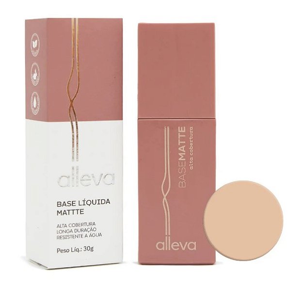 BASE LIQUIDA MATTE COR 200 ALLEVA