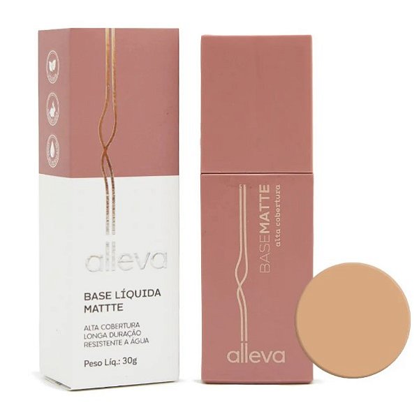 BASE LIQUIDA MATTE COR 203 ALLEVA