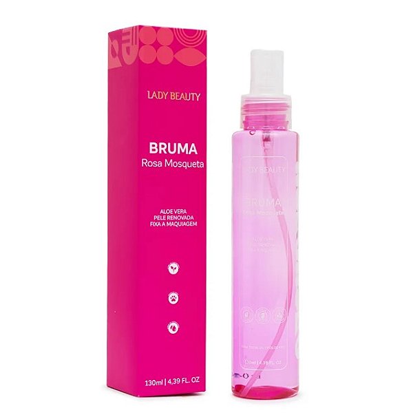 BRUMA FIXADORA ROSA MOSQUETA 130ML LADY BEAUTY
