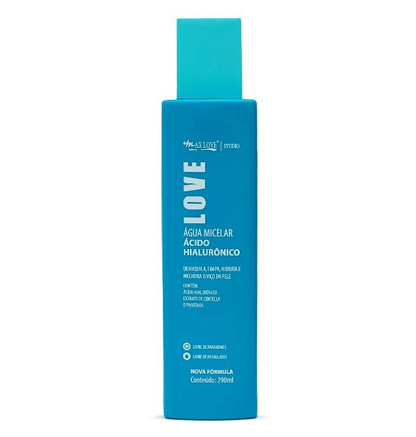 AGUA MICELAR ACIDO HIALURONICO 290ML MAX LOVE