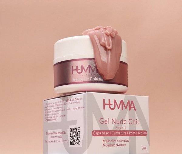 GEL CONSTRUTOR NUDE CHIC 28G HUMMA