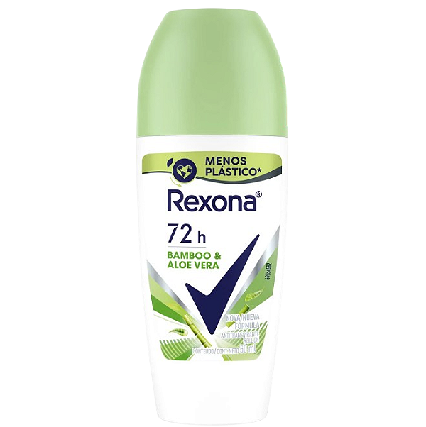 DESODORANTE ROLL ON BAMBOO & ALOE VERA 50ML REXONA