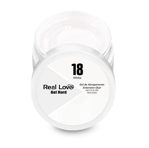 GEL HARD REAL LOVE 18 WHITE 15 ML