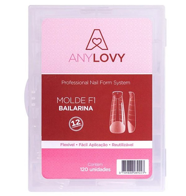 MOLDE F1 BAILARINA 120 PÇS ANY LOVY