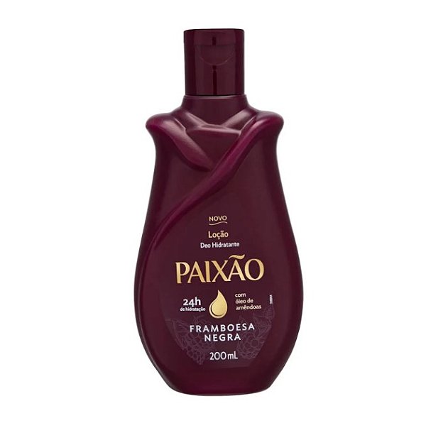 HIDRATANTE CORPORAL FRAMBOESA NEGRA 200ML PAIXAO