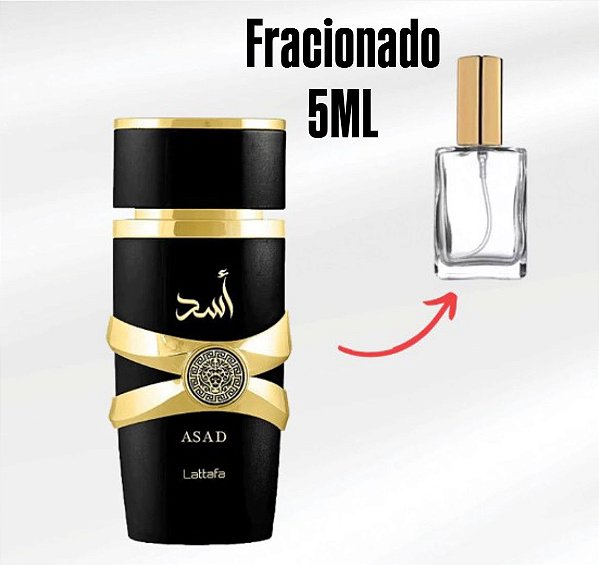 FRACIONADO 5ML ASAD EAU DE PARFUM MASCULINO LATTAFA