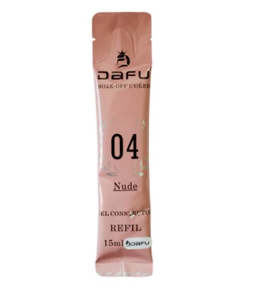 REFIL GEL CONSTRUTOR NUDE 04 DAFU 15ML