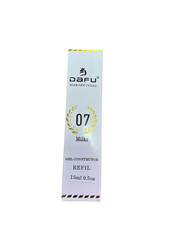 REFIL GEL CONSTRUTOR MILK 07 DAFU 15ML