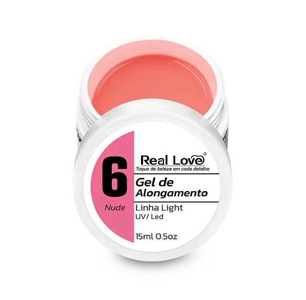 GEL CONSTRUTOR REAL LOVE 6 NUDE 15 ML