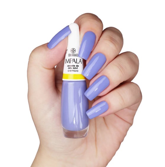 ESMALTE CREMOSO SORVETE DE CEU AZUL IMPALA