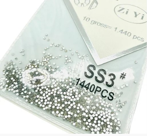 STRASS PARA UNHA SS3 PRATA