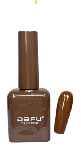 ESMALTE EM GEL COLEÇAO TOM DE MARROM COR 06 10ML DAFU