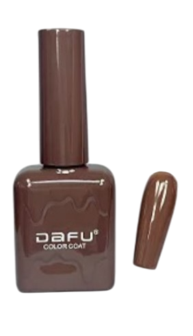 ESMALTE EM GEL COLEÇAO TOM DE MARROM COR 09 10ML DAFU