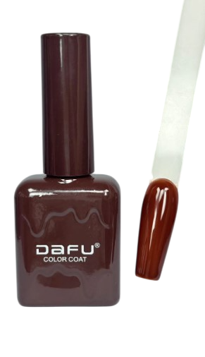 ESMALTE EM GEL COLEÇAO TOM DE MARROM COR 10 10ML DAFU
