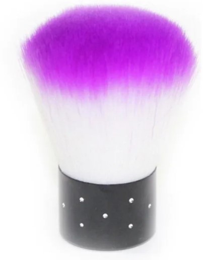 ESPANADOR POMPOM DEGRADE ROXO PEQUENO
