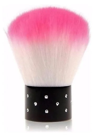 ESPANADOR POMPOM DEGRADE ROSA PEQUENO