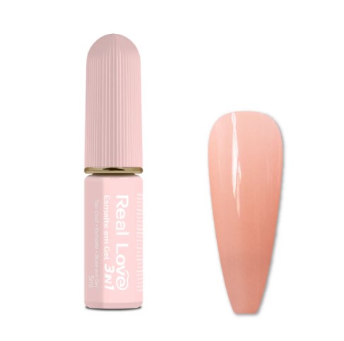 ESMALTE EM GEL 3 EM 1 5ML COR 06 REAL LOVE