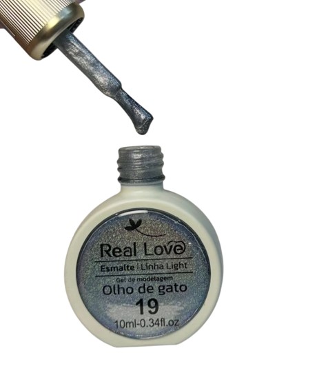 ESMALTE EM GEL REFLETIVO OLHO DE GATO 10ML COR 19 REAL LOVE