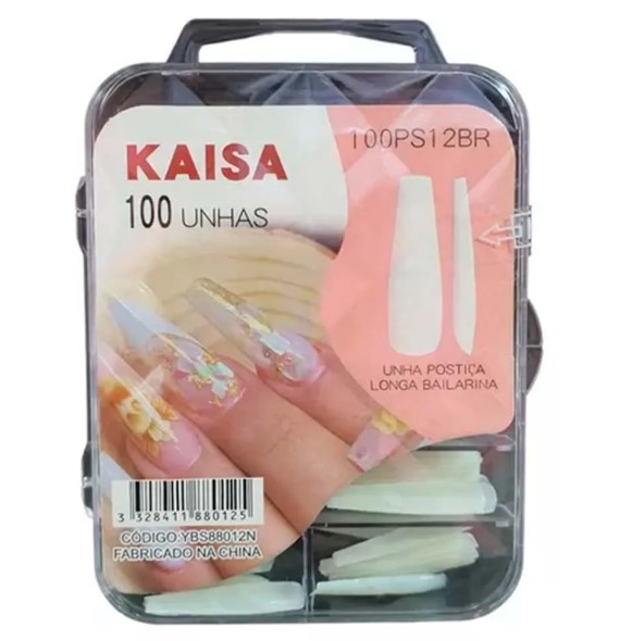 POSTIÇA REALISTA EXTRA LONGA BAILARINA LEITOSA 100UN KAISA