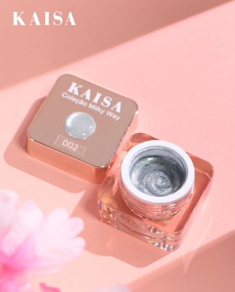 ESMALTE EM GEL MAGNETICO COLEÇAO MILK WAY COR 02 KAISA