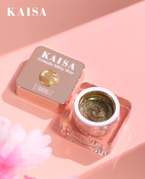 ESMALTE EM GEL MAGNETICO COLEÇAO MILK WAY COR 05 KAISA