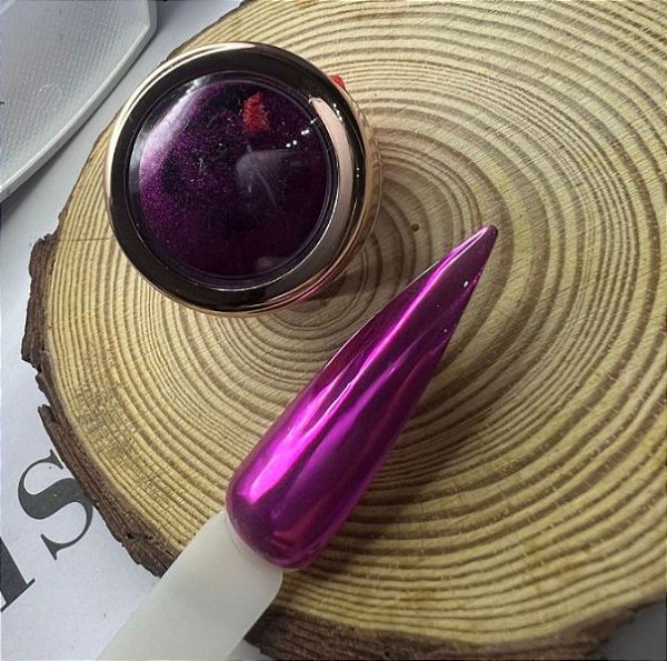 PO CROMADO PARA UNHAS COLEÇAO MIRROR COR 04 KAISA