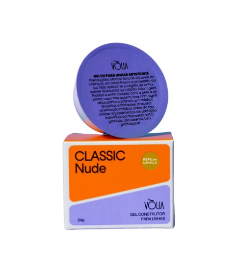 REFIL BLISTER GEL CLASSIC NUDE 24G VOLIA