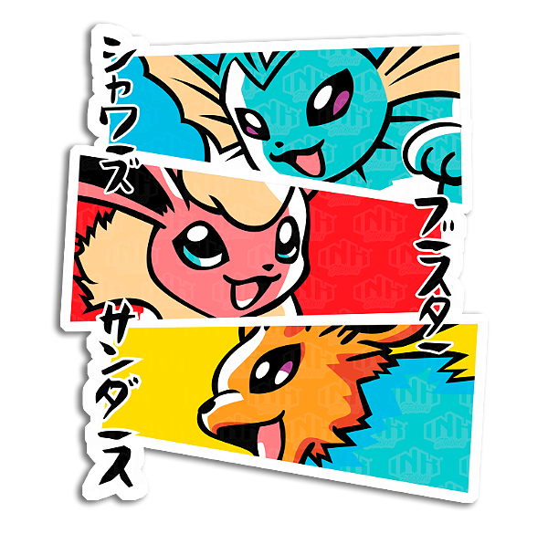 Adesivo A Prova D'água Eevee - InkStickers