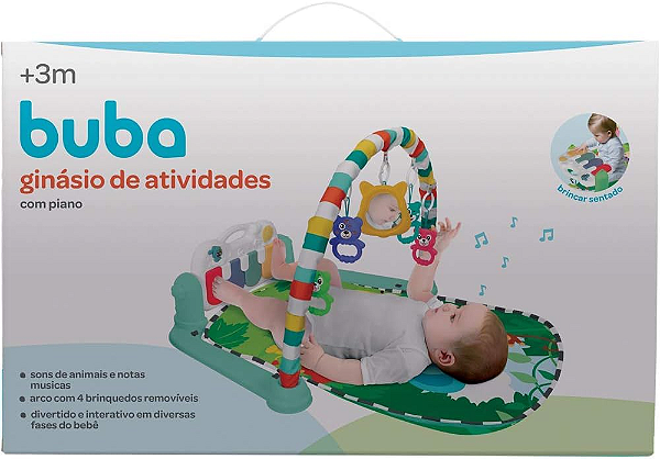 Ginásio de Atividades com Piano Safari -Buba - 11393