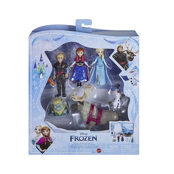 Playset Disney Frozen Histórias 6 Figuras Mattel HLX04