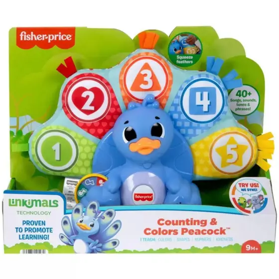 Linkimals Pavão com Penas Coloridas Fisher-Price - HNN77 - Mattel