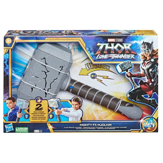 Martelo eletrônico Mighty Thor Love And Thunder F3359 Hasbro