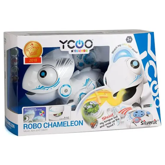 Robô Camaleão com Controle Remoto e Luzes Coloridas Fun F0070- 7 - FUN