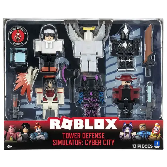 Boneco Roblox Set Tower Defense Simulator Cyber City  - Sunny - 2224