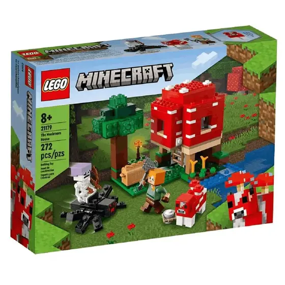 Lego  Minecraft - A Casa Cogumelo -21179 - 272 Peças.