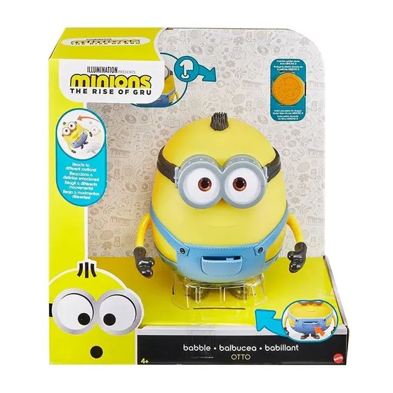 Boneco Minions The Rise Of Gru Meu Amigo Falante Otto - Mattel- GMF27 - Mattel