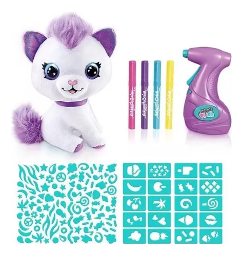 Pelúcia De Pintar Gatinho Kitty Airbrush Plush Fun F01103