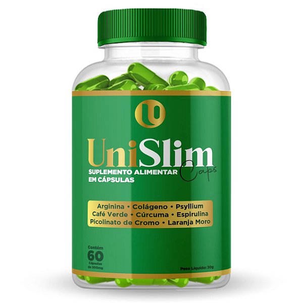 UniSlim Cáps 60 Cápsulas 500mg - Unicaps