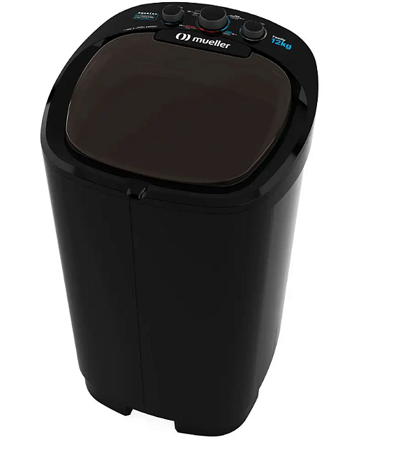 LAVADORA MUELLER FAMILY AQUATEC 12KG - PRETO