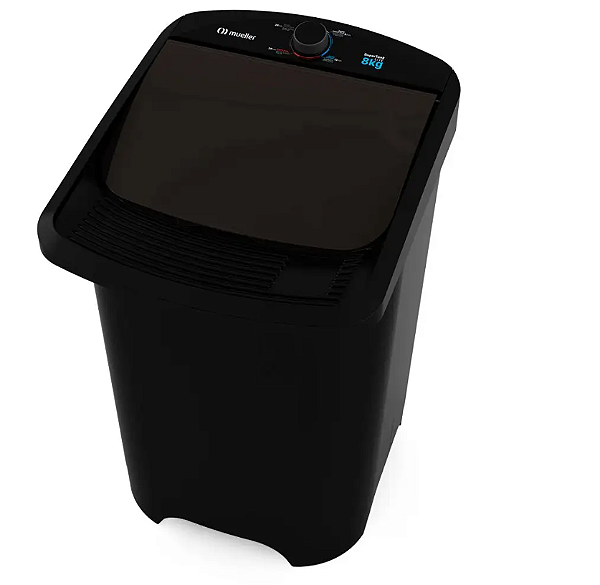 LAVADORA MUELLER SUPERTANK LITE 8KG - PRETA