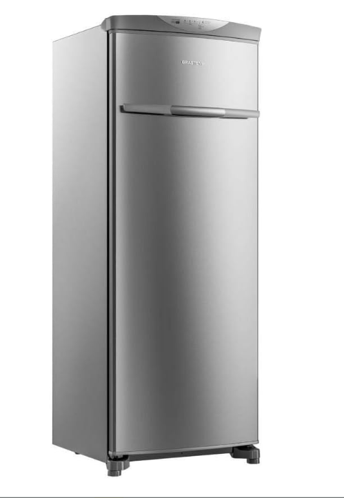 FREEZER VERTICAL BRASTEMP 1 PORTA INOX 228L 127V BVR28NKANA