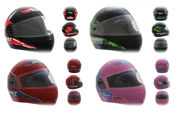 CAPACETE MOTO GOW INFANTIL