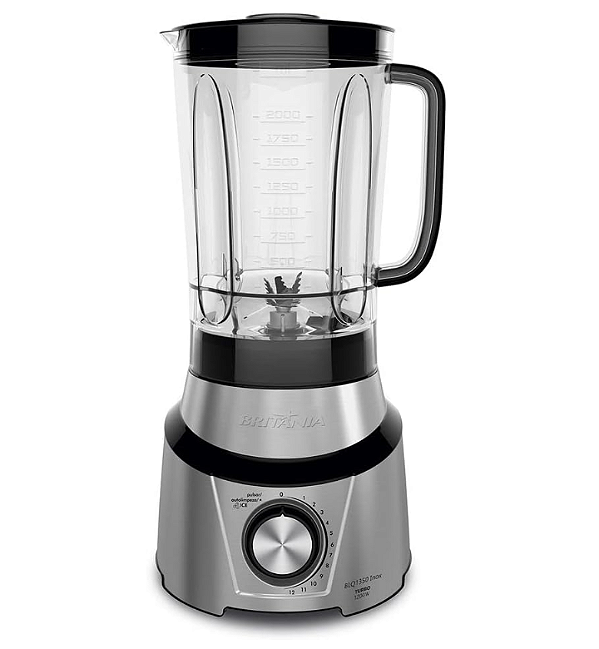 LIQUIDIFICADOR BRITANIA BLQ1350 INOX TURBO 3L 12VELOC