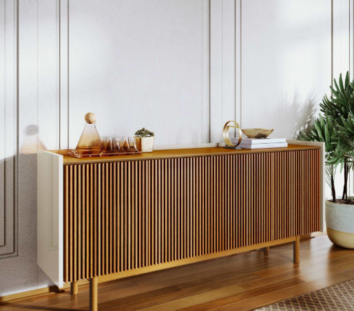 BUFFET DUNE RIPADO 1.8 IMCAL OFF WHITE/NATURE