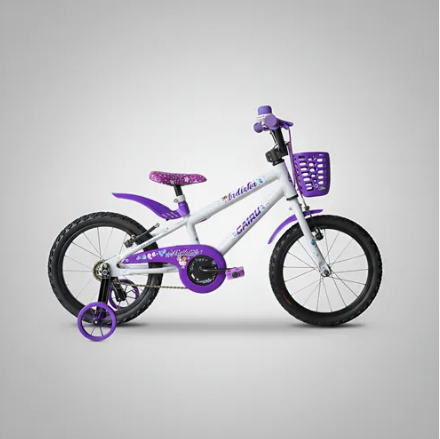 BICICLETA CAIRU 16 MTB FEM FADINHA BCO/VIOLETA